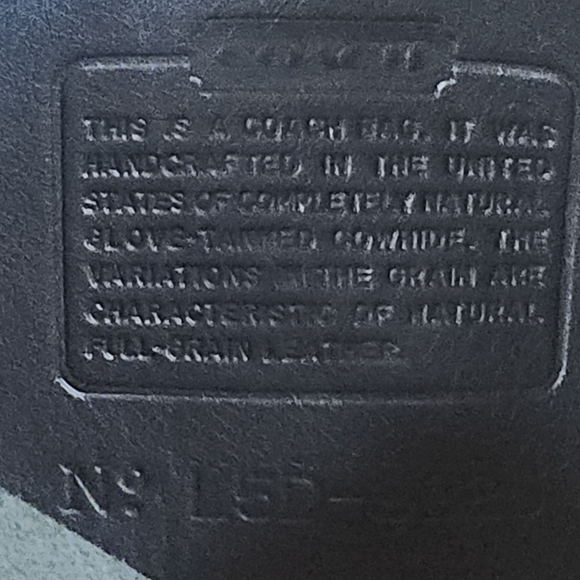 Vintage Coach 9925 Black Leather Bag - Picture 11 of 11